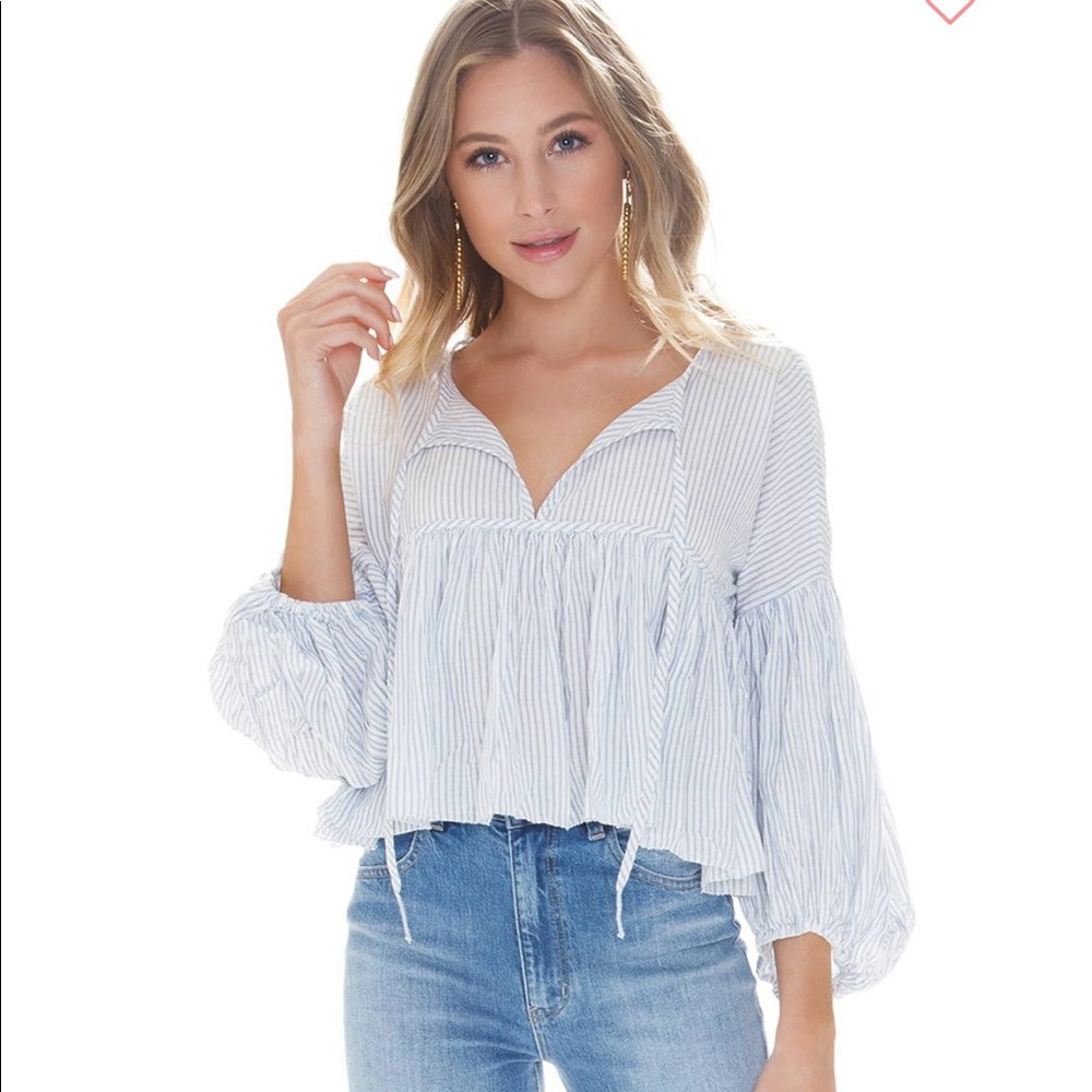 Free people striped top